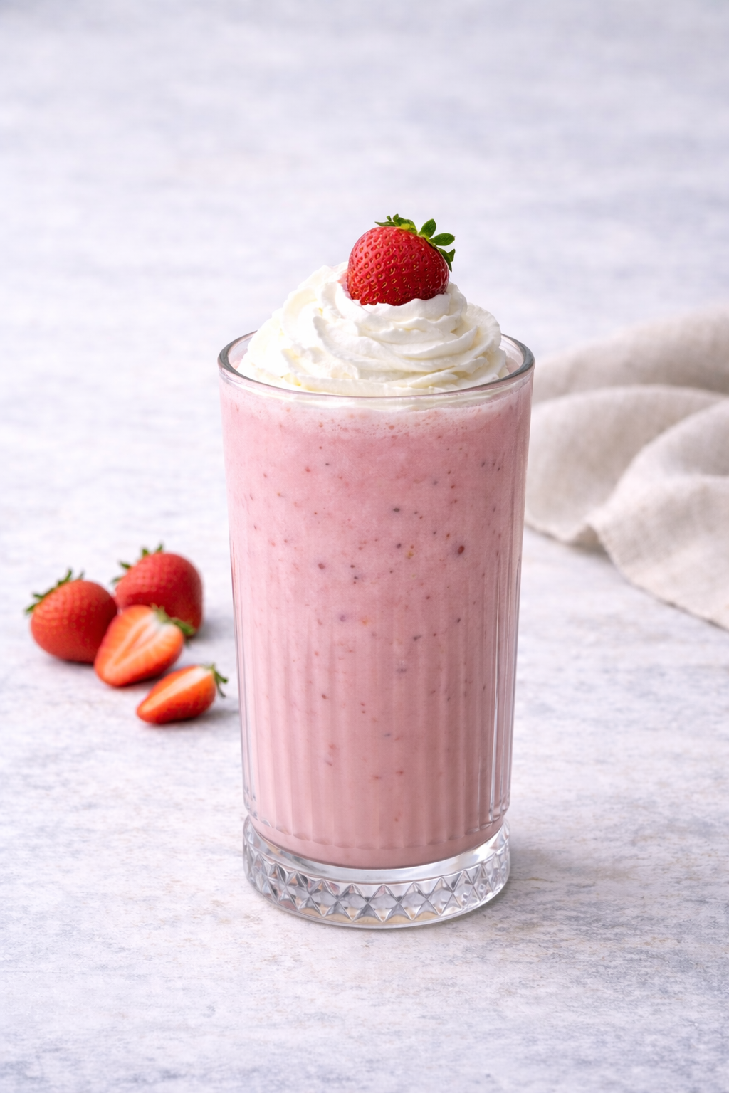 Çilekli Milkshake
